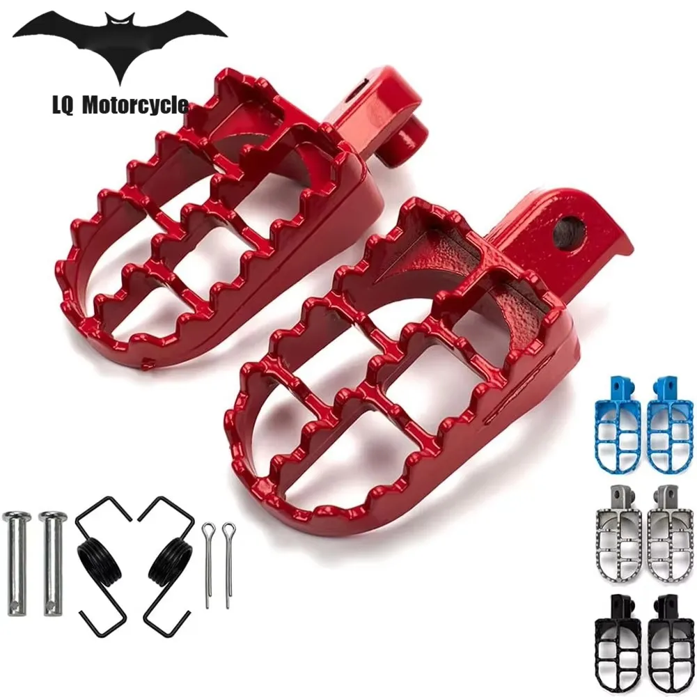 

Motorcycle Dirt Bike Footrest Aluminium Footpegs Pedals For XR50R PW50 CRF50 70 TW200 KLX110 CRF50 50cc 70cc 90cc 110cc 125cc