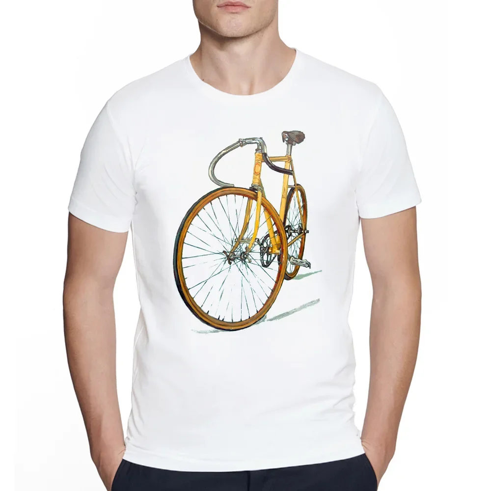 Fixed Gear Fixie Bicycle Shirt _ Fixie Bikes_yythkg Graphic T Shirts  Tops  Oversized T Shirt  Harajuku Tops  Men Clothing