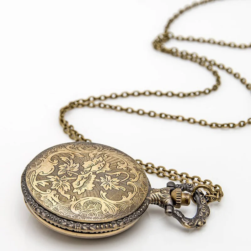 Stall Pocket Watch12Zodiac Commemorative Pocket Watch Necklace Hollow Pocket Watch Tiger Hollow Twelve Zodiac Pocket Watch