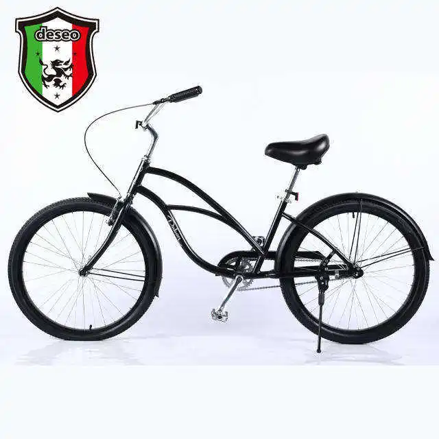 

27,5-дюймовый велосипед со стальной рамой для взрослых, пляжный велосипед, городской ретро-велосипед для взрослых