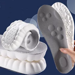 4D Sports Shoes Insoles Super Soft Running Insole for Feet Shock Absorption Baskets Shoe Sole Arch Support Orthopedic Inserts