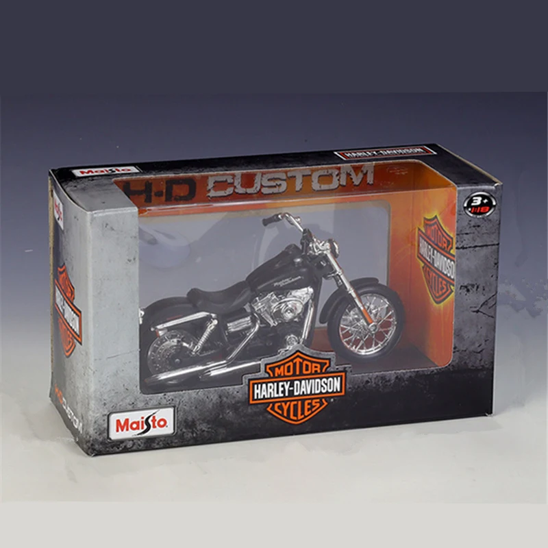 Maisto 1:18 Harley 2006 Dyna Street Bob Alloy Motorcycle Model Simulation Diecasts Metal Street Race Motorcycle Model Kids Gifts