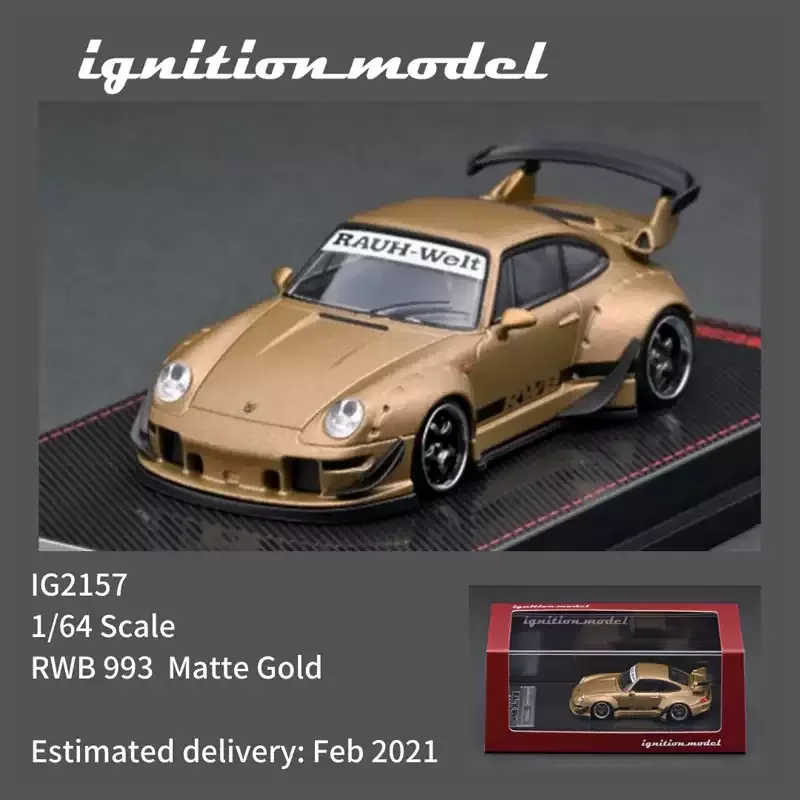 en-stock-modele-de-voiture-en-alliage-dore-mat-rwb-993-a-l'echelle-1-64-ornement-de-collection-allemand-a-carrosserie-large-figurines-pour-adultes-jouets-pour-garcons-cadeaux-d'anniversaire