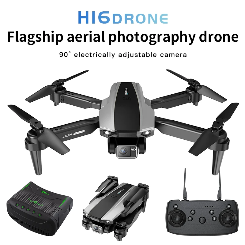 Profesjonalne okulary VR z podwójnym aparatem H30, dron quadcopter bezszczotkowy do fotografii lotniczej, laserowe unikanie przeszkód, zabawka RC na urodziny