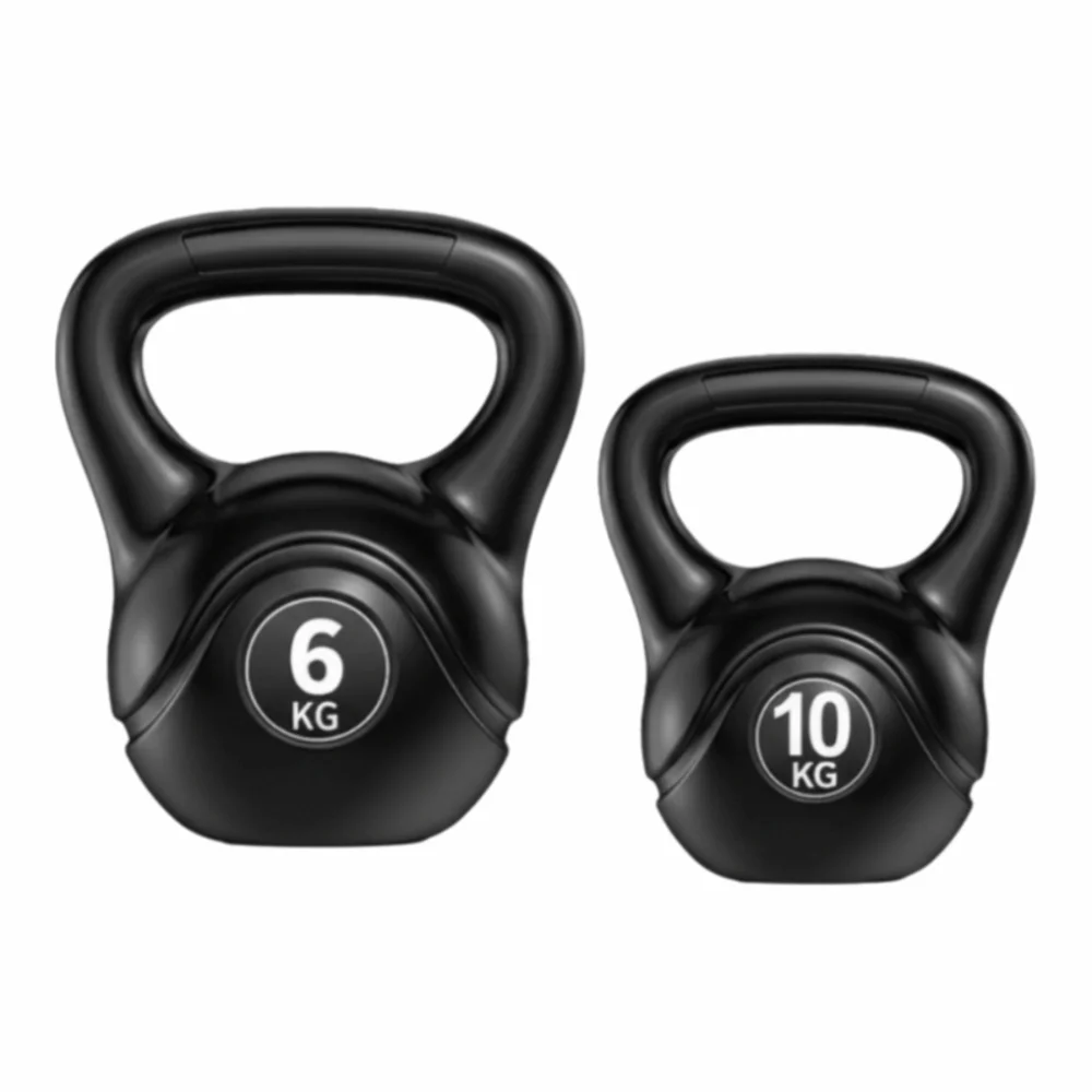 Kettlebell de 2-10kg em uma peça, não tóxico, com pegada confortável, equipamento de musculação, antiderrapante, ferramenta de fitness para academia em casa.