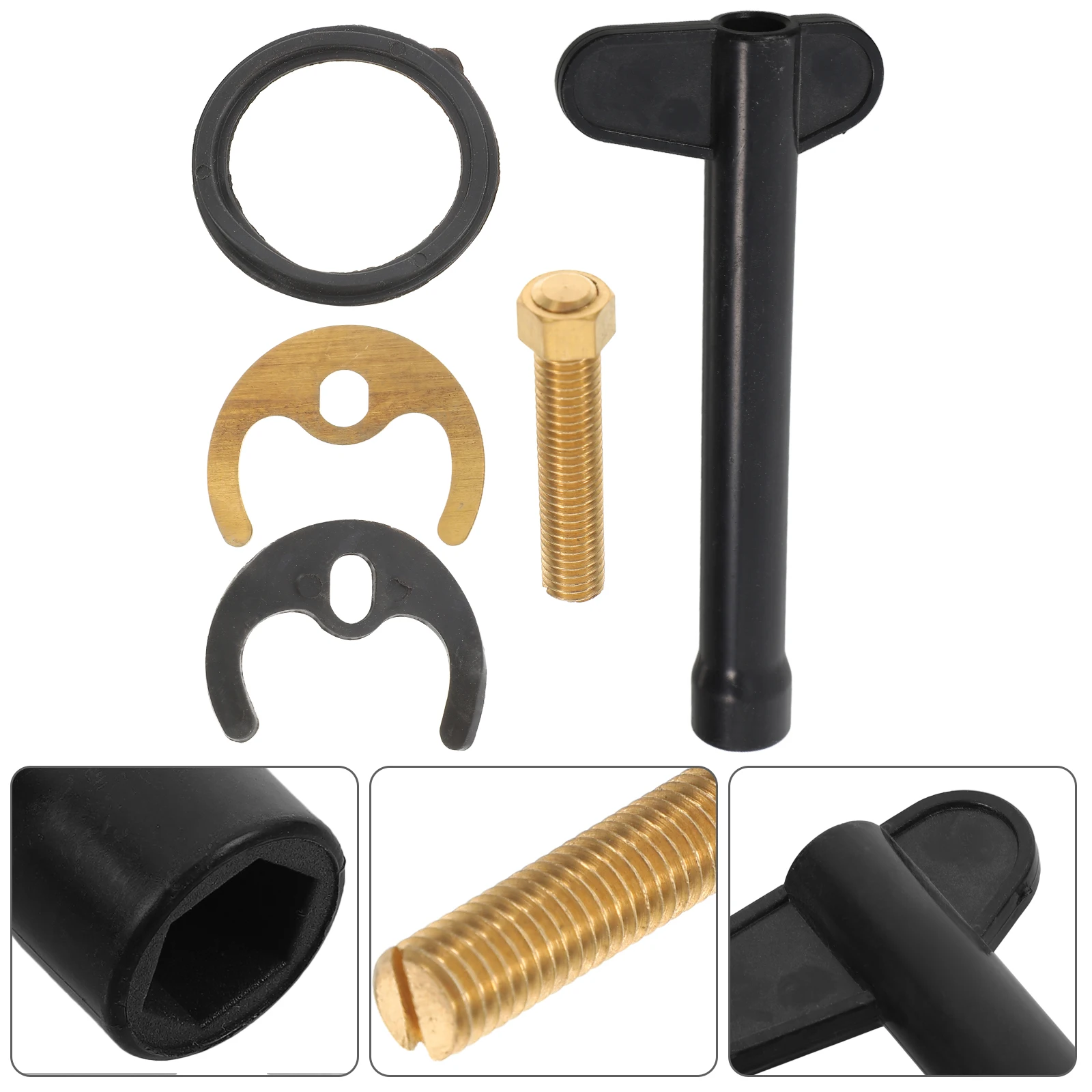 

Horseshoe Mounting Accessories Faucet Bracket Bolt Fixing Hardware Basin Tap Repair Parts Fastener Kit Nut and Washer