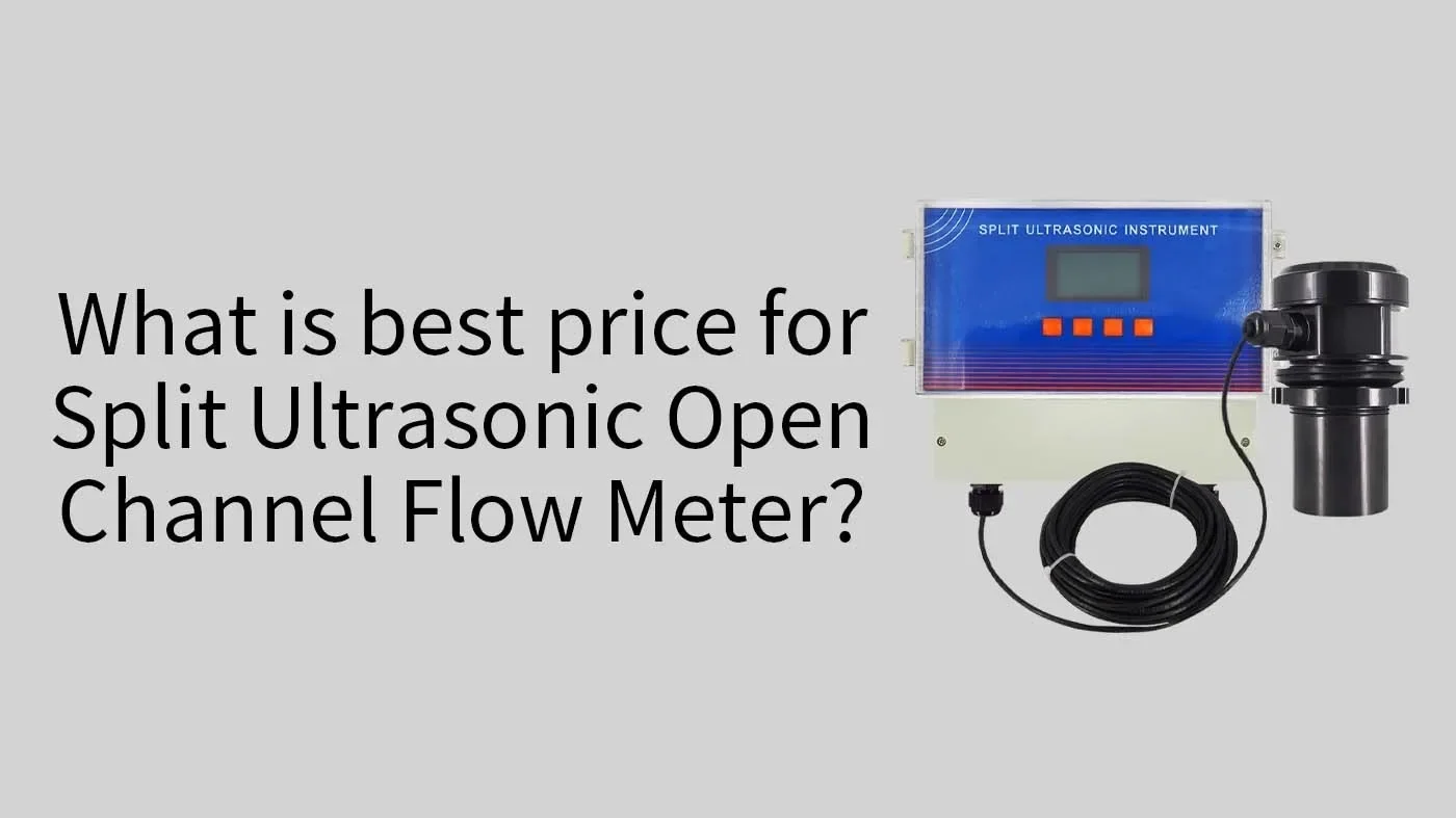 Hot salesPortable Digital Water Velocity Meter River Open Channel Ultrasonic Water Flow Sensor