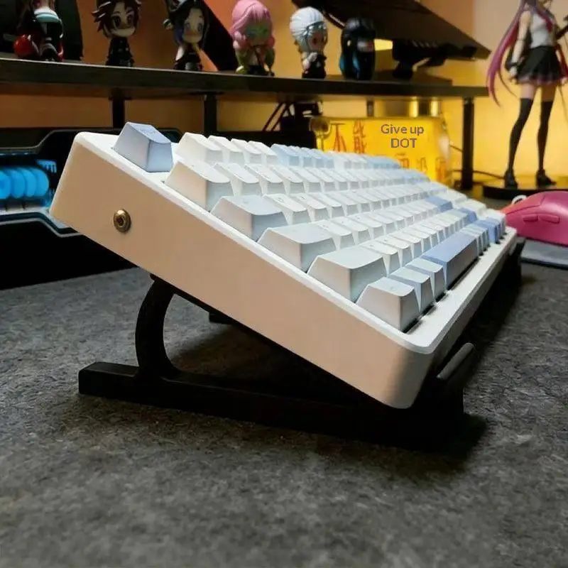 Keyboard Riser Stand with Non-Slip Grip for Improved Typing Angle Perfect for Office Desks