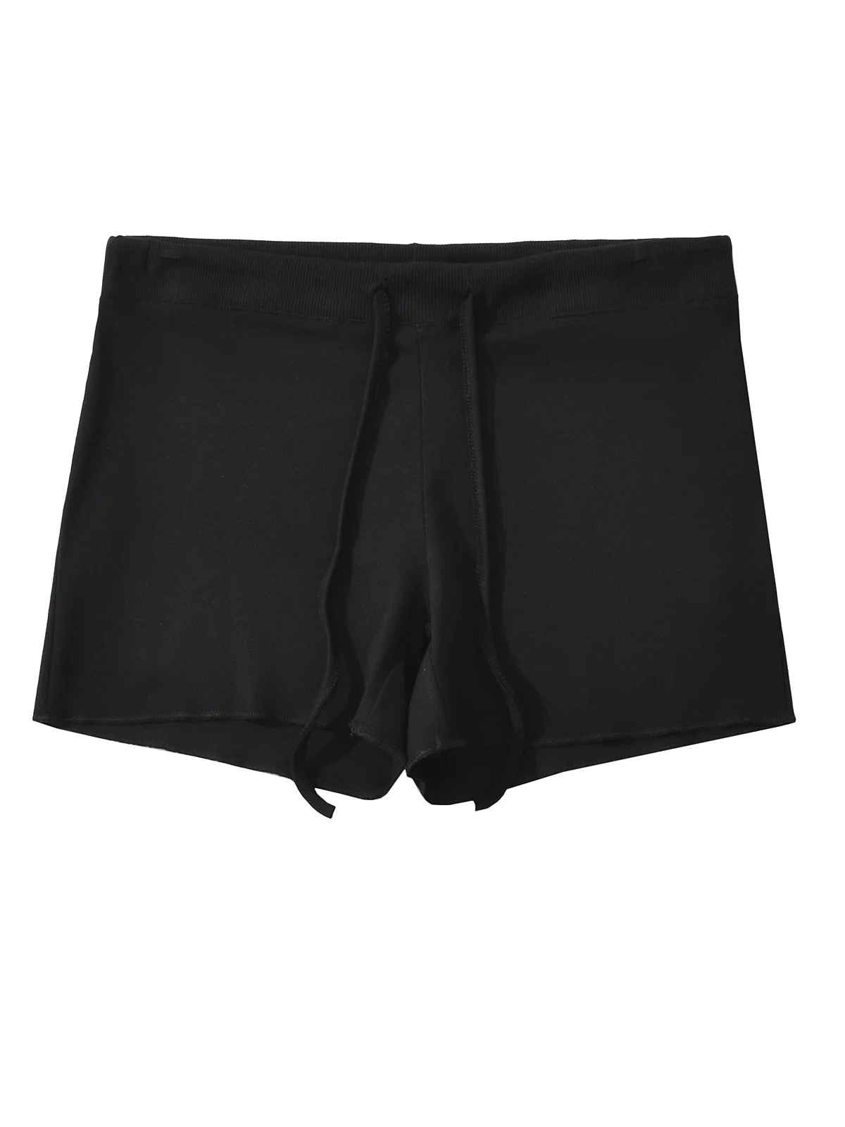 Grey Drawstring Casual Sporty Women's Shorts Versatile Slim Fit Leisure Hot Pants mid Low Waist Other Material 100%