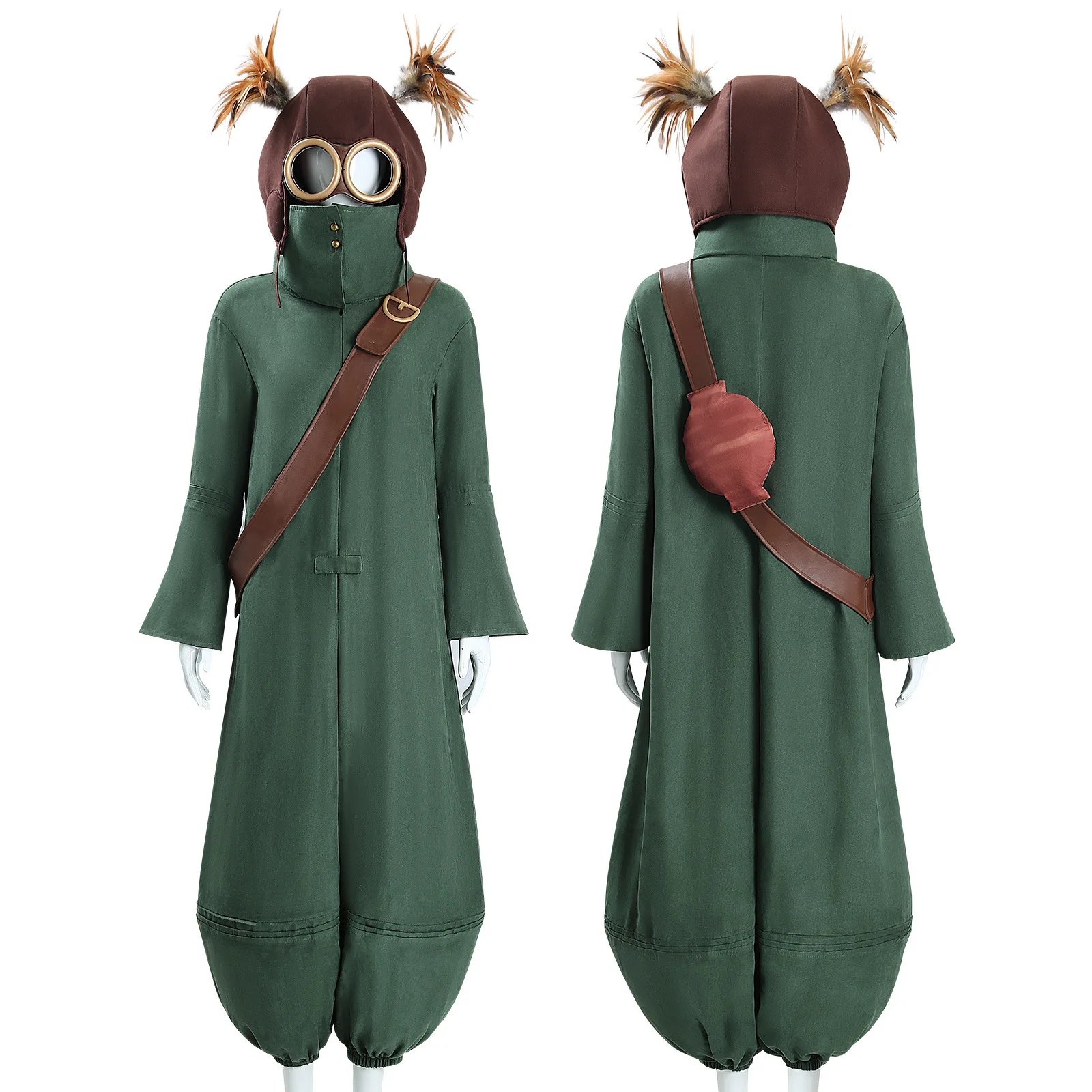 Game Little Anime Cos Night Mares 3 Cosplay Costume Character Comic-Con Woman Man Cartoon Green Horror Halloween Party Set