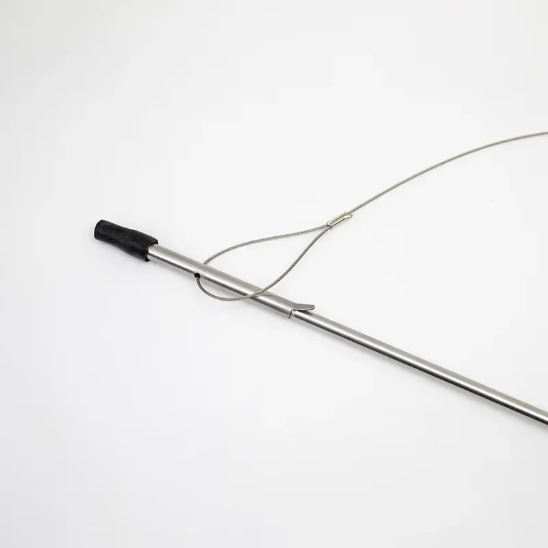 2026 New Design Hand Spear Spearfishing Pole Spear with Roller and Rubber Sling for Diving and Fishing