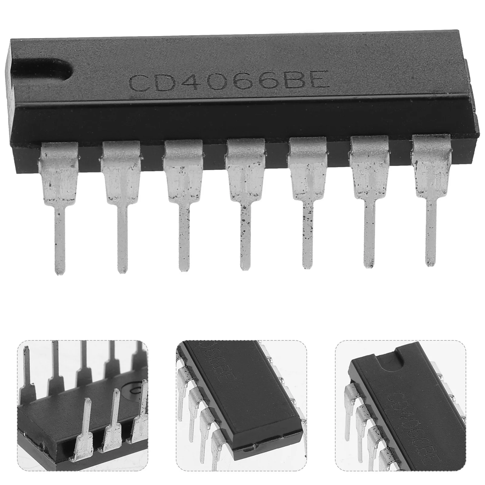 

30Pcs Quad Bilateral Ic Chip Analog Switch Low on Resistance Dip-14 Logic Gate Replacement Breadboard Friendly Trigger