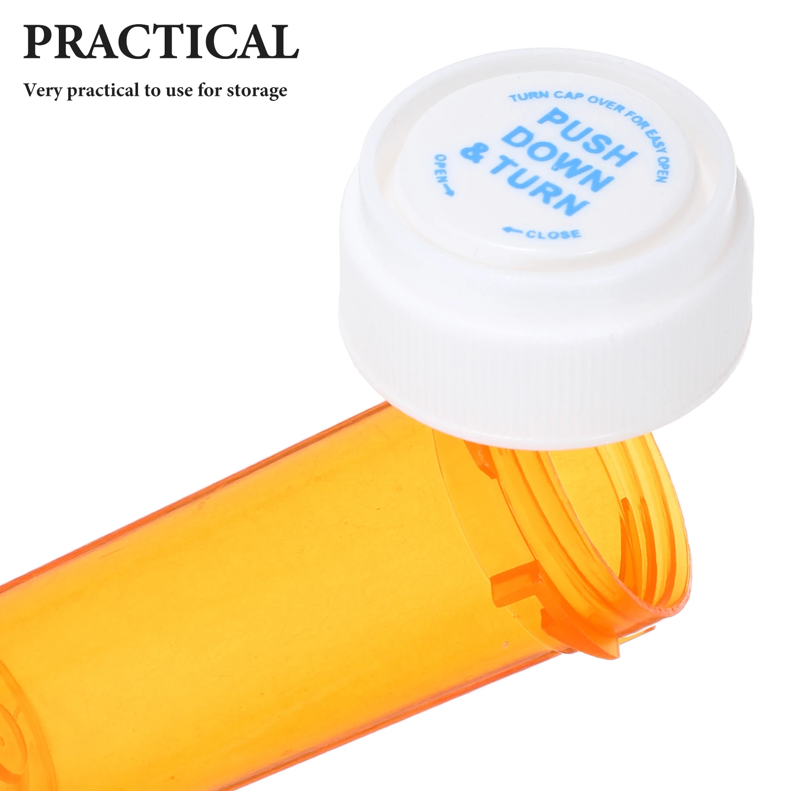 portable Pill Bottles Empty Medicine Dispenser Transparent Travel size Medicine Container outdoor Emergency Props