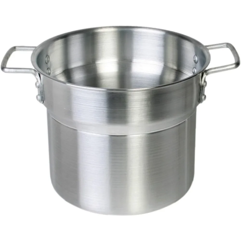 20 Quart Aluminum Heavy Gauge Double Boiler Satin Finish