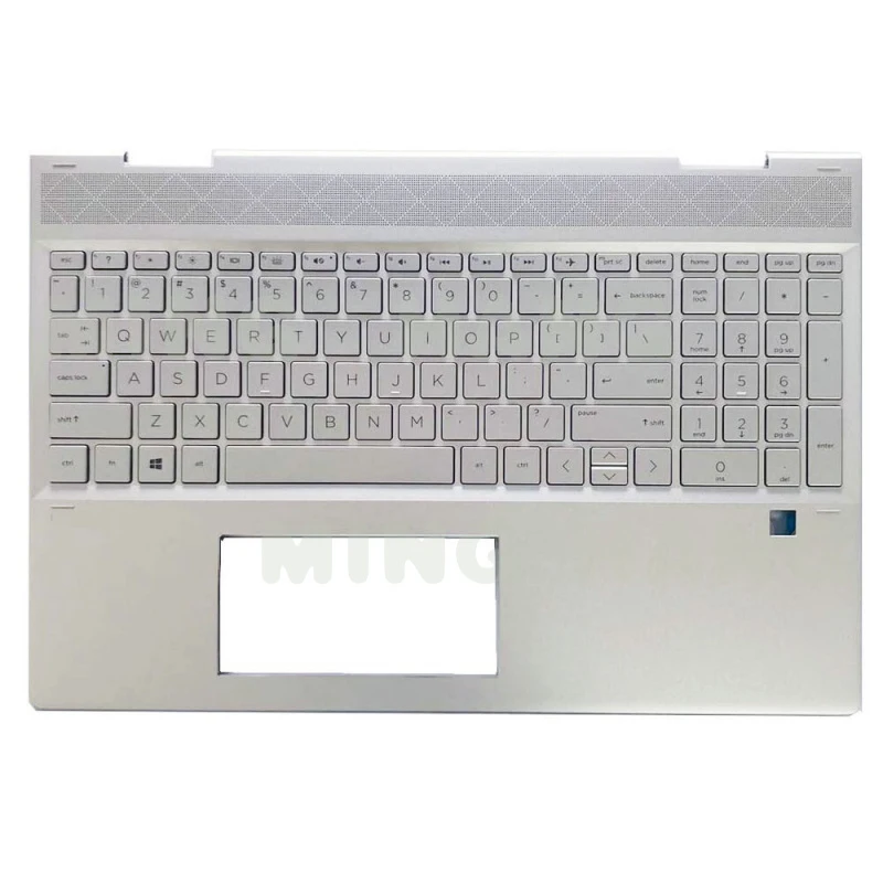 

l L56974-001 Upper Case Palmrest Keyboard W/ Backlight for HP ENVY X360 15T/15-DR