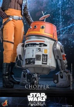 原廠 HOTTOYS 1/6 TMS112 星際大戰 阿索爾太空技工機器人 Chopper 可動人偶模型玩具 18CM 收藏場景擺飾禮品 10 最佳銷售 星際大戰直升機 - №2