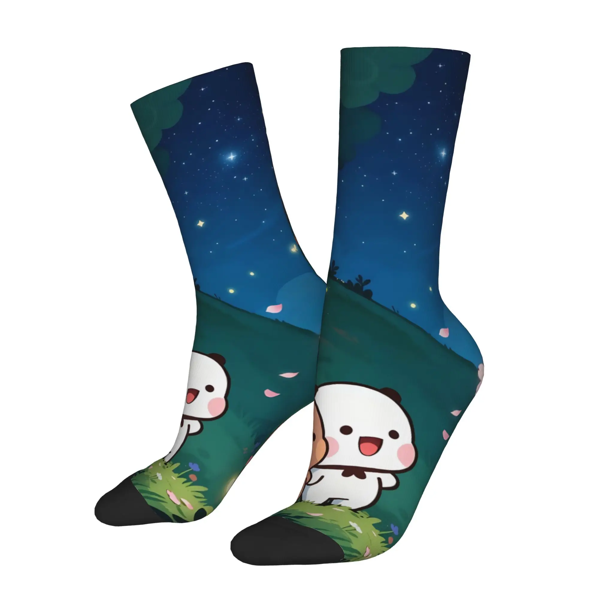 

sports socks calcetines personalizados bubu and dudu bear Vintage Harajuku Hip Hop Novelty Casual Sock