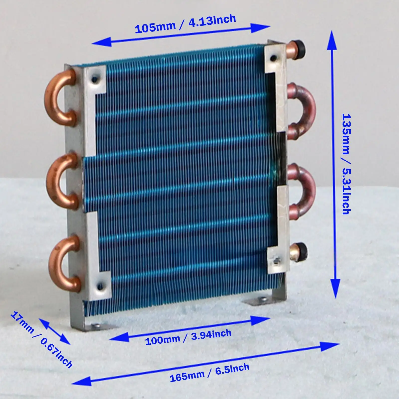 Condenser Coil Cooling Device Metal Radiator Water Cooling Accessory for Home Freezer Refrigerator Replacement
