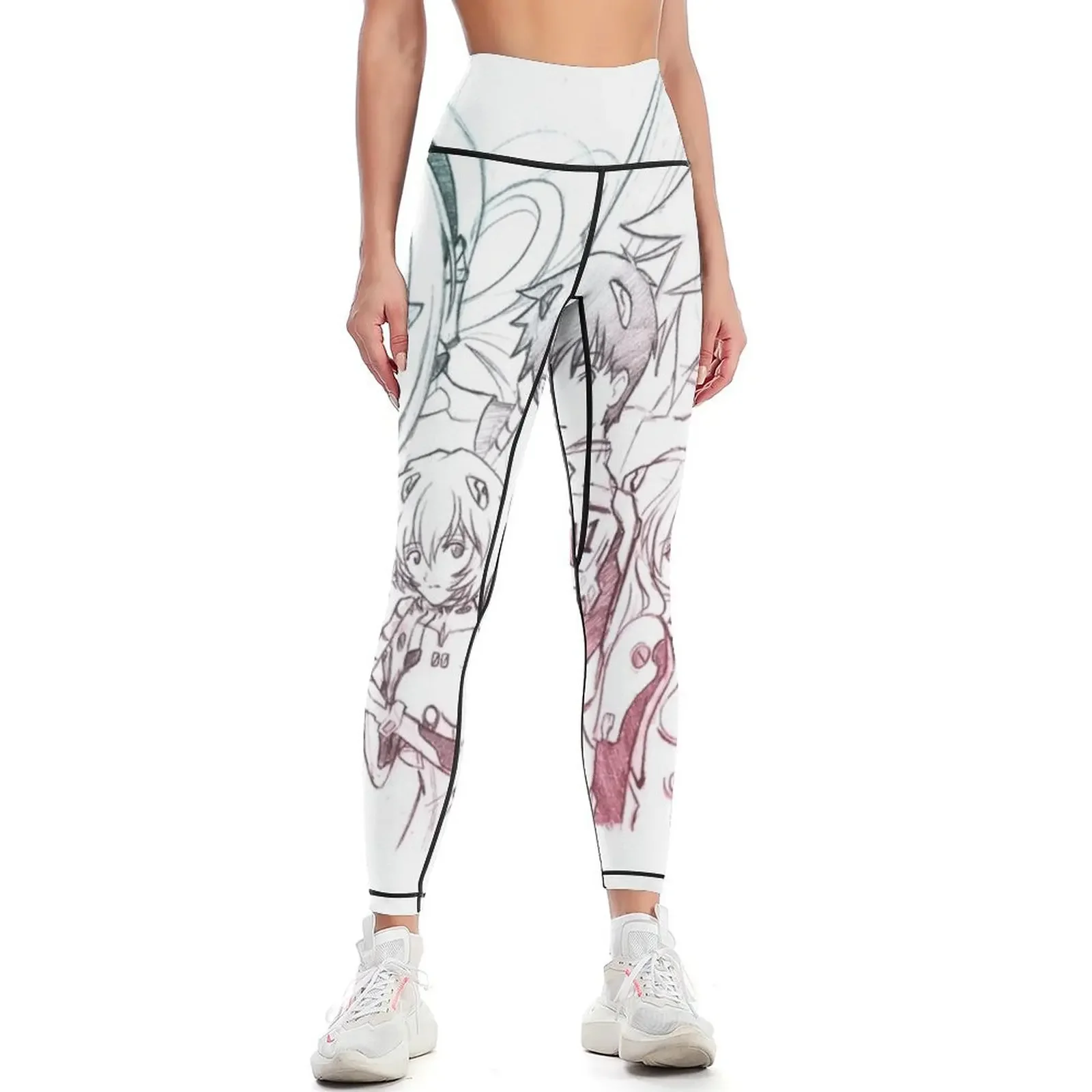 

Evengelion Leggings sportswear for gym Women's pants sports for Sports female Womens Leggings