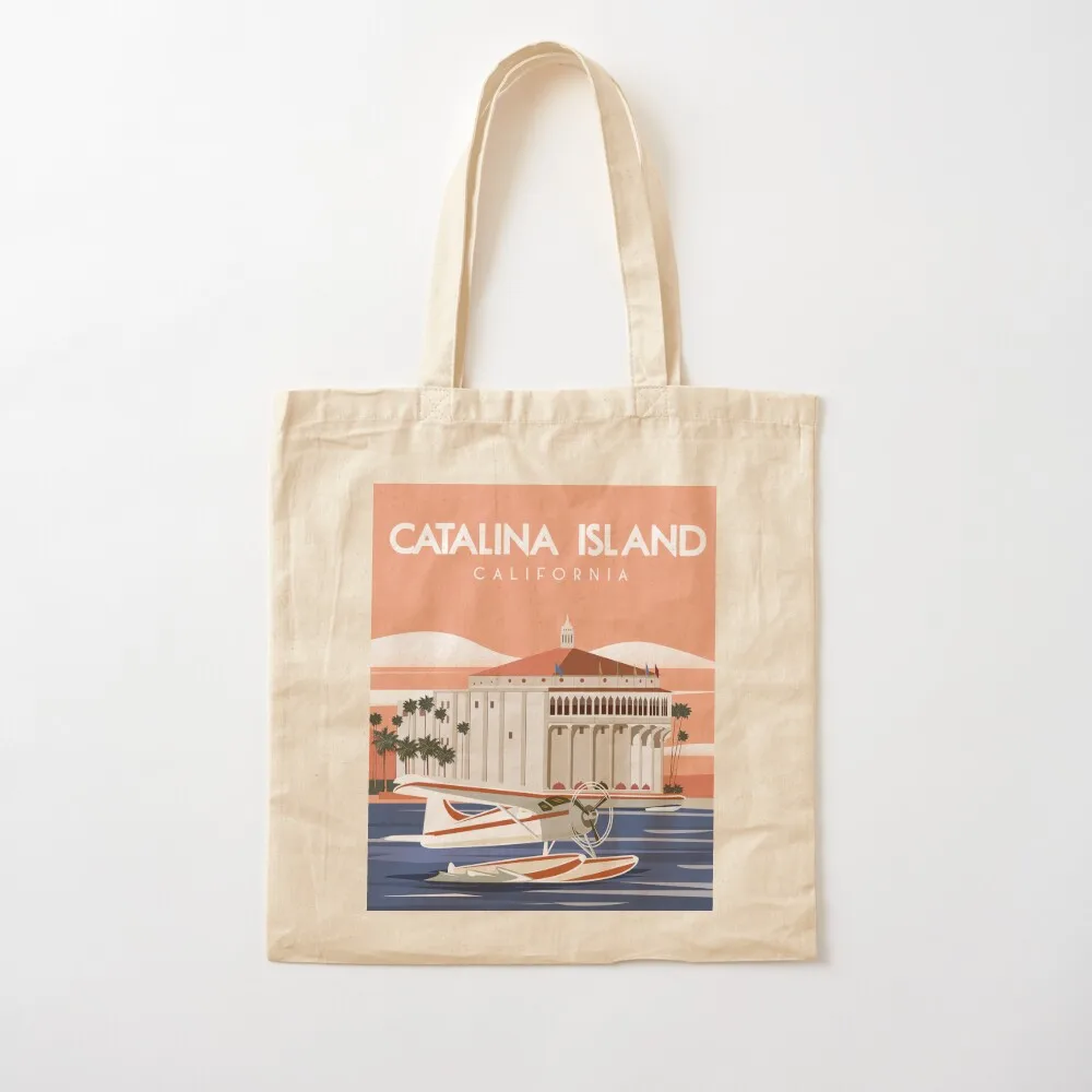 Catalina island california vintage travel poster Tote Bag