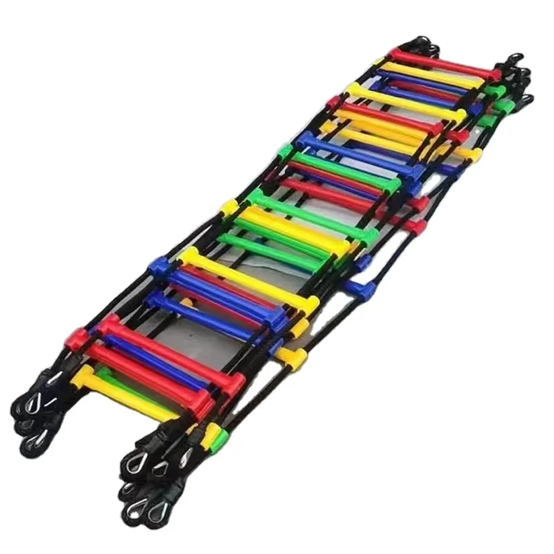 playground swing rainbow hanging climbing rope plastic ladder for kids