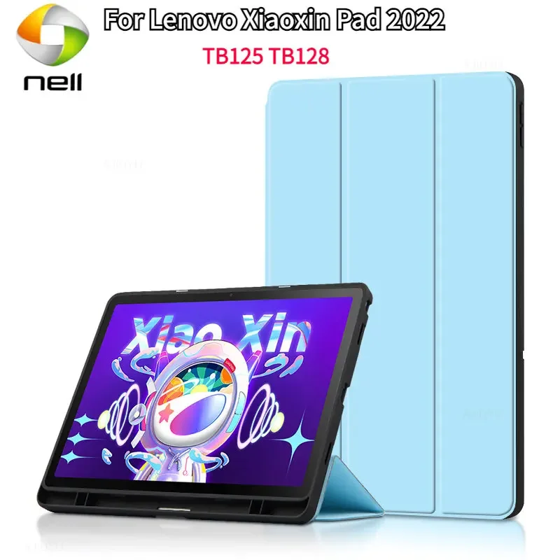 

Smart Tablet Case for Lenovo Xiaoxin Pad 2022 10.6 Inch Lenovo Tab M10 Plus 3rd Gen TB125 TB128 with Pencil Holder Casing Cover