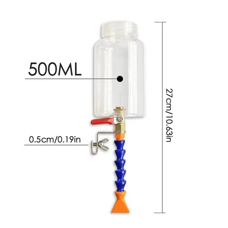 Dysza spryskiwacza do usuwania pyłu, rozpylacz wody 500 ml, precyzyjny system chłodzenia i czyszczenia mgiełką do frezowania.