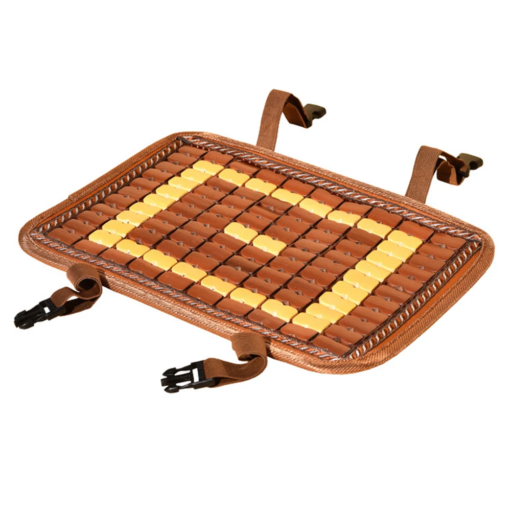 

Mat Cushion Butt Chair Seating Breathable Pad Cooling Car Bamboo Rectangle Office