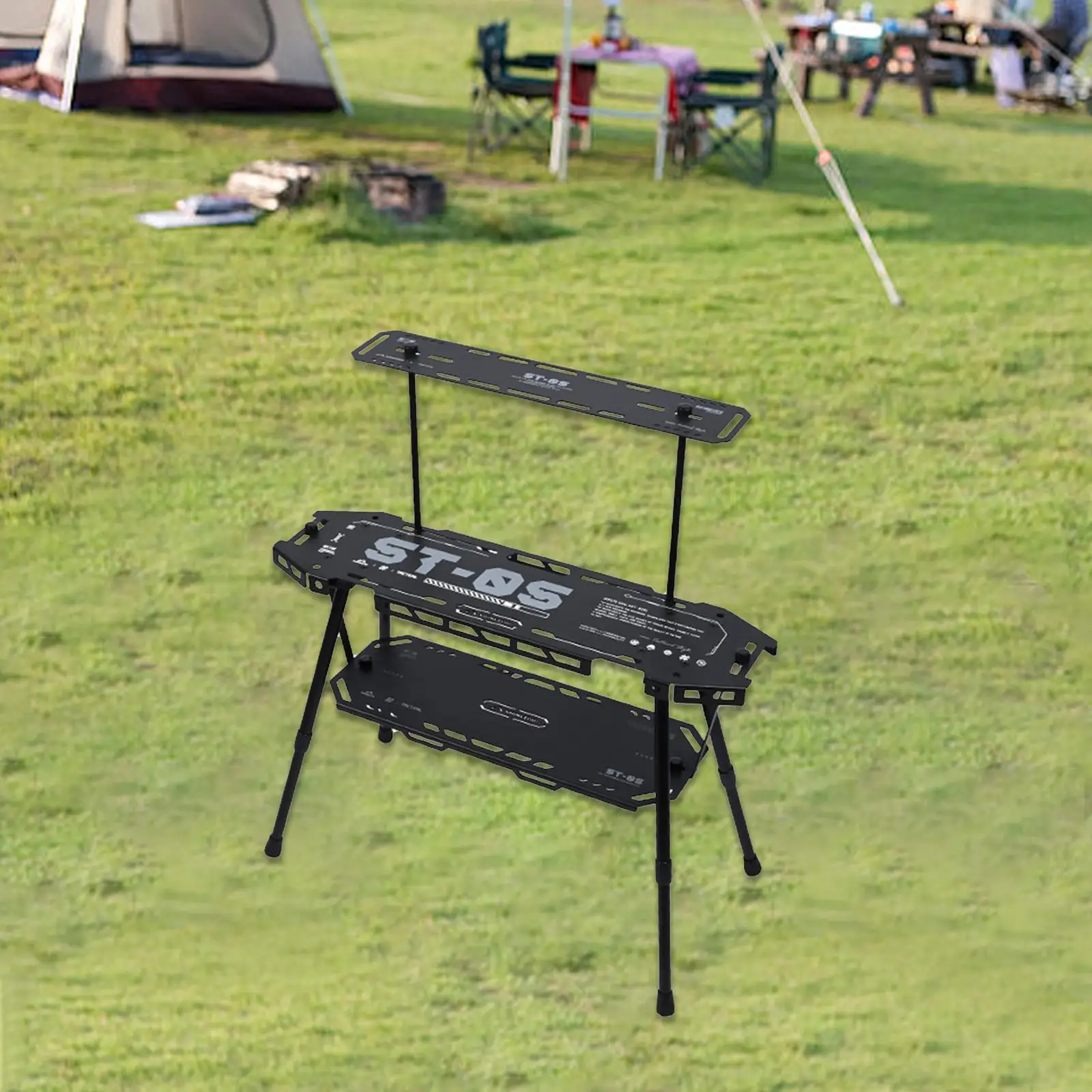 Expandable Igt Module Combination Table Sturdy Multipurpose Folding Camping Table for Beach Trips Barbecue Hiking Backyard Patio