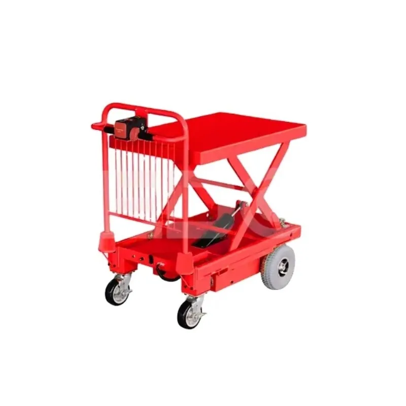 

【Best-selling】400kg Electric Power Cart With Electric Lift ELT400-109 Four Wheels Plastic Shopping Foldable Hand Truck Cart Plat