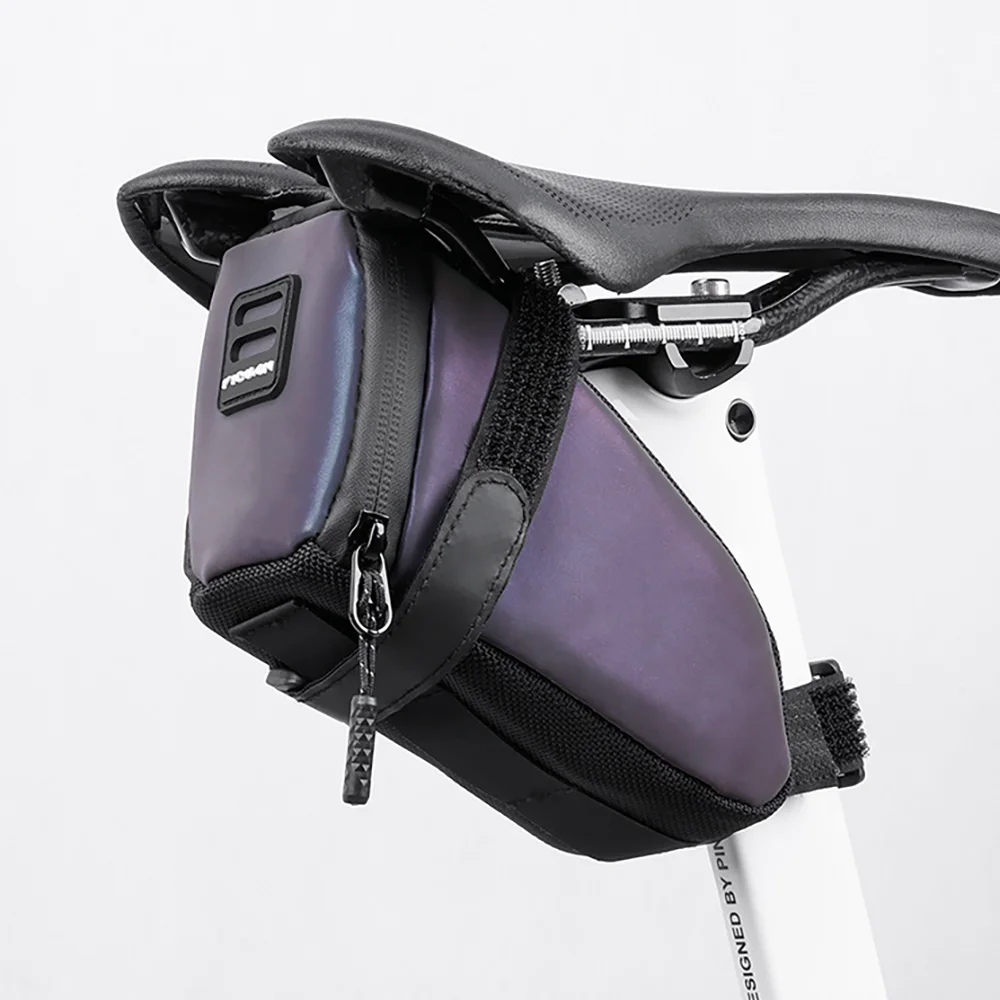 

Портативная сумка для велосипеда, сумка для ночной безопасности, седельная сумка для горного велосипеда, может повесить задние фонари