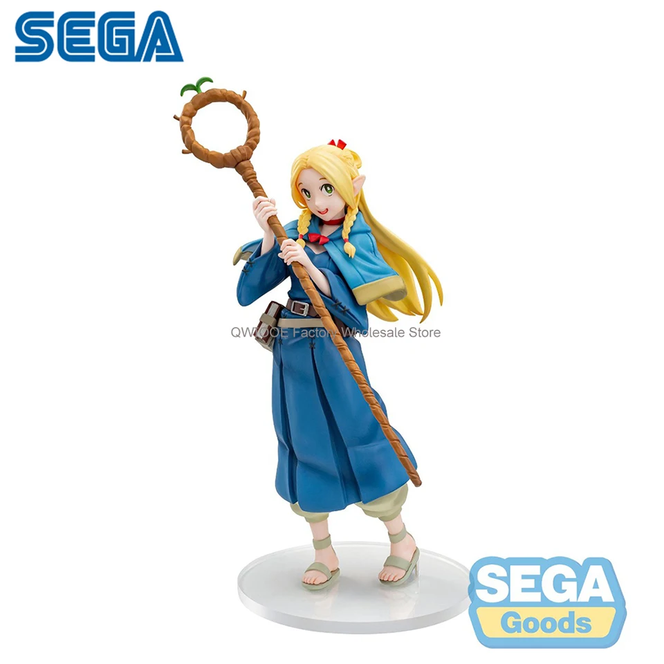 Original Genuine SEGA Luminasta Delicious In Dungeon 17cm Marsilla Marushiru PVC  Girls Collection Model Toys Wholesale QWIOOE