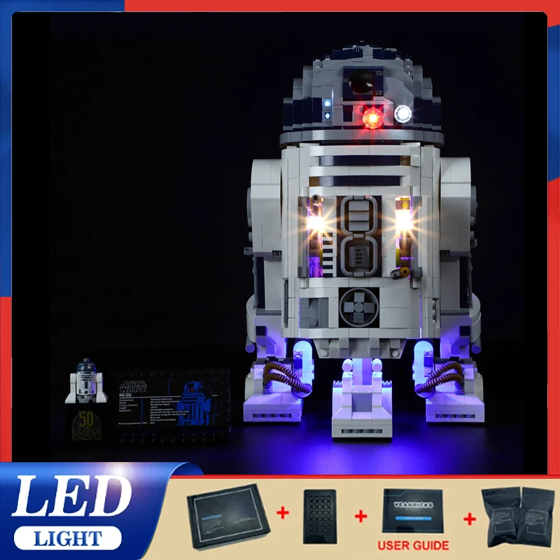 

DIY LED Light Kit For LEGO 75308 R2-D2 (Only LED Light,Without Blocks Model)
