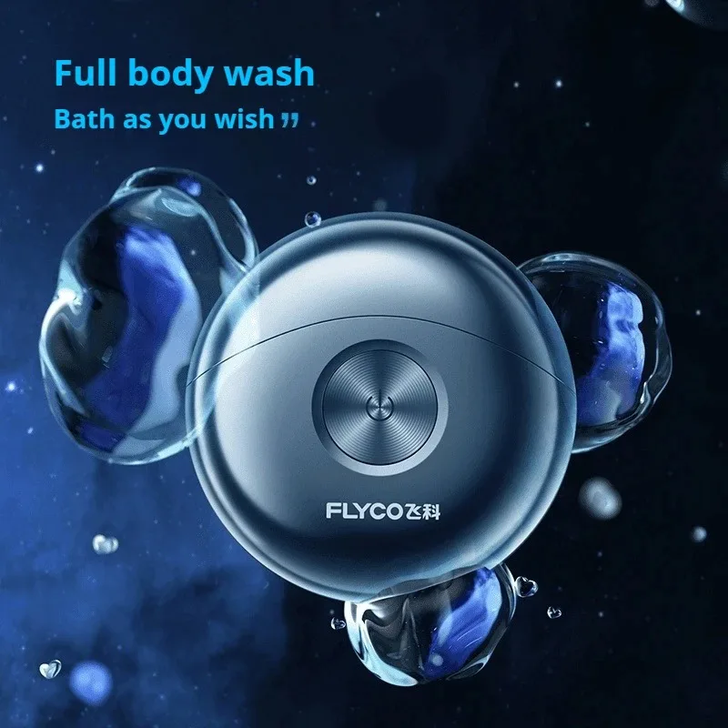 

Портативная мужская бритва Flyco FS891, новинка 2025, плавающий шпон, водонепроницаемая, с быстрой зарядкой, изогнутый двойной кольцевой нож, сетка, электробритва