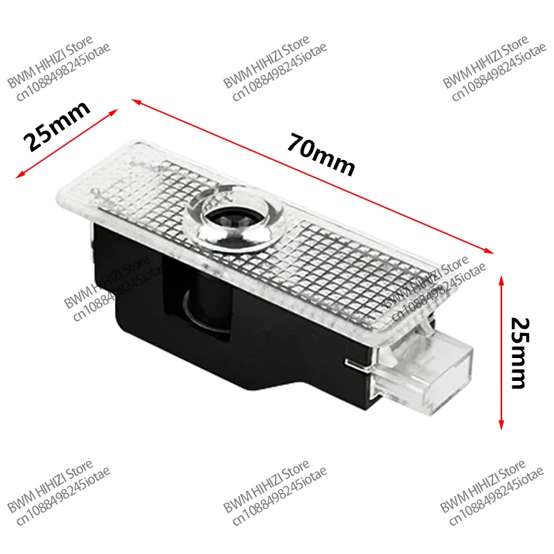 2/4pcs HD Led Welcome Light lampade per proiettori per porte auto per BMW E90 E91 E92 E93 E60 E61 F10 F07 E63 E64 F12 F13 G30 accessori