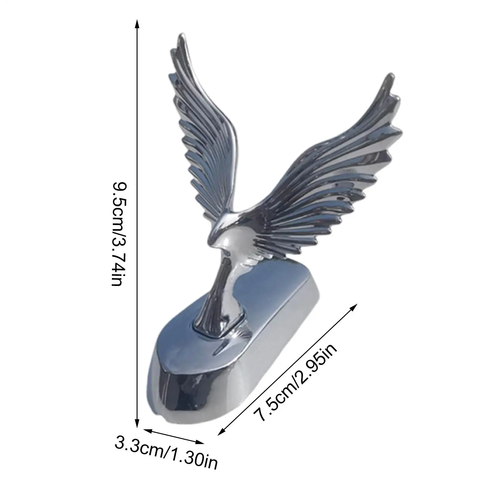ملصق سيارة ثلاثي الأبعاد لتزيين الحيوانات الواقعية للحماية من الشمس غطاء محرك السيارة لسيارة سيدان RV للتنقل والسفر العائلي #6
