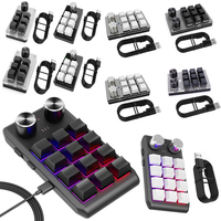 Programming Macro Custom Knob Keyboard Dual Type-C Macro Gaming Photoshop Hotswap Keypad Ultra-thin Mechanical Hotswap Macropad