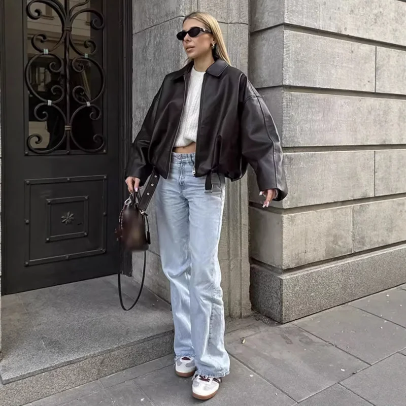 

Европейская и американская женская мода из уникальной кожи