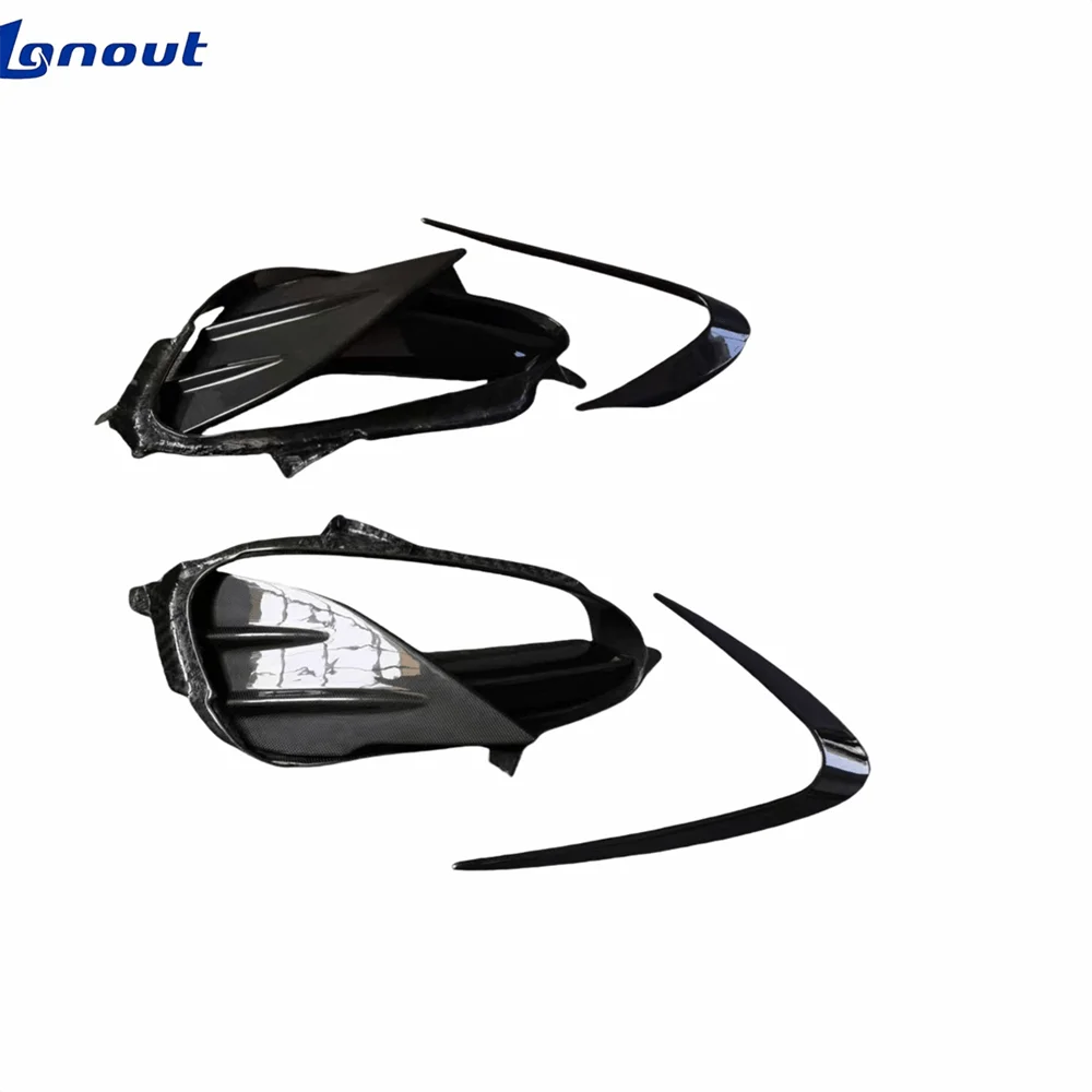 

Сменные вентиляционные отверстия из сухого углеродного волокна для Ferrari SF90, боковое крыло, вентиляционная часть автомобиля, внешние аксессуары