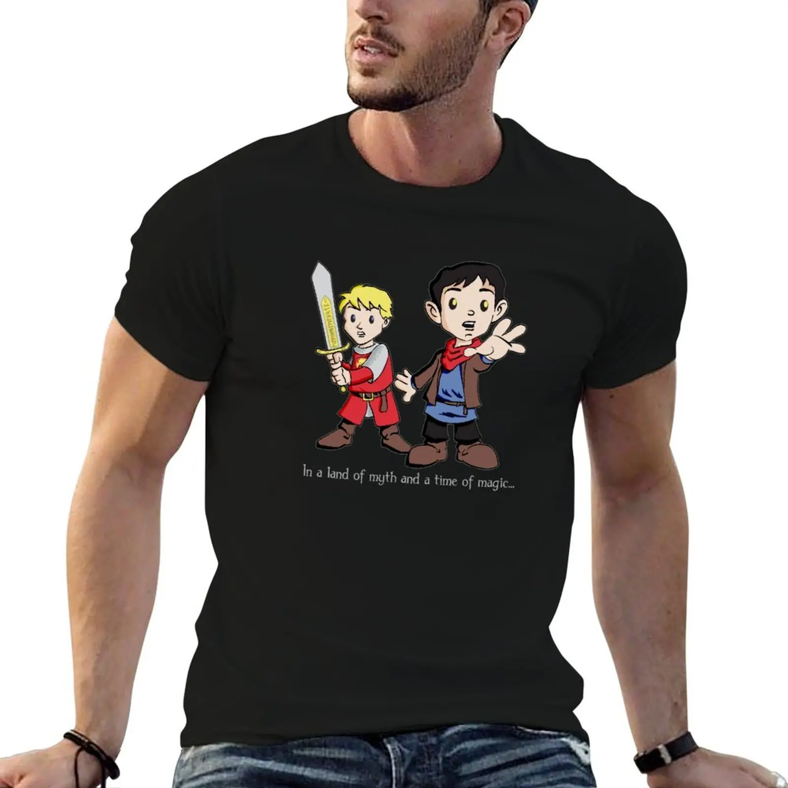 Merlin & Arthur T-Shirt graphics Clothing Men's t-shirts