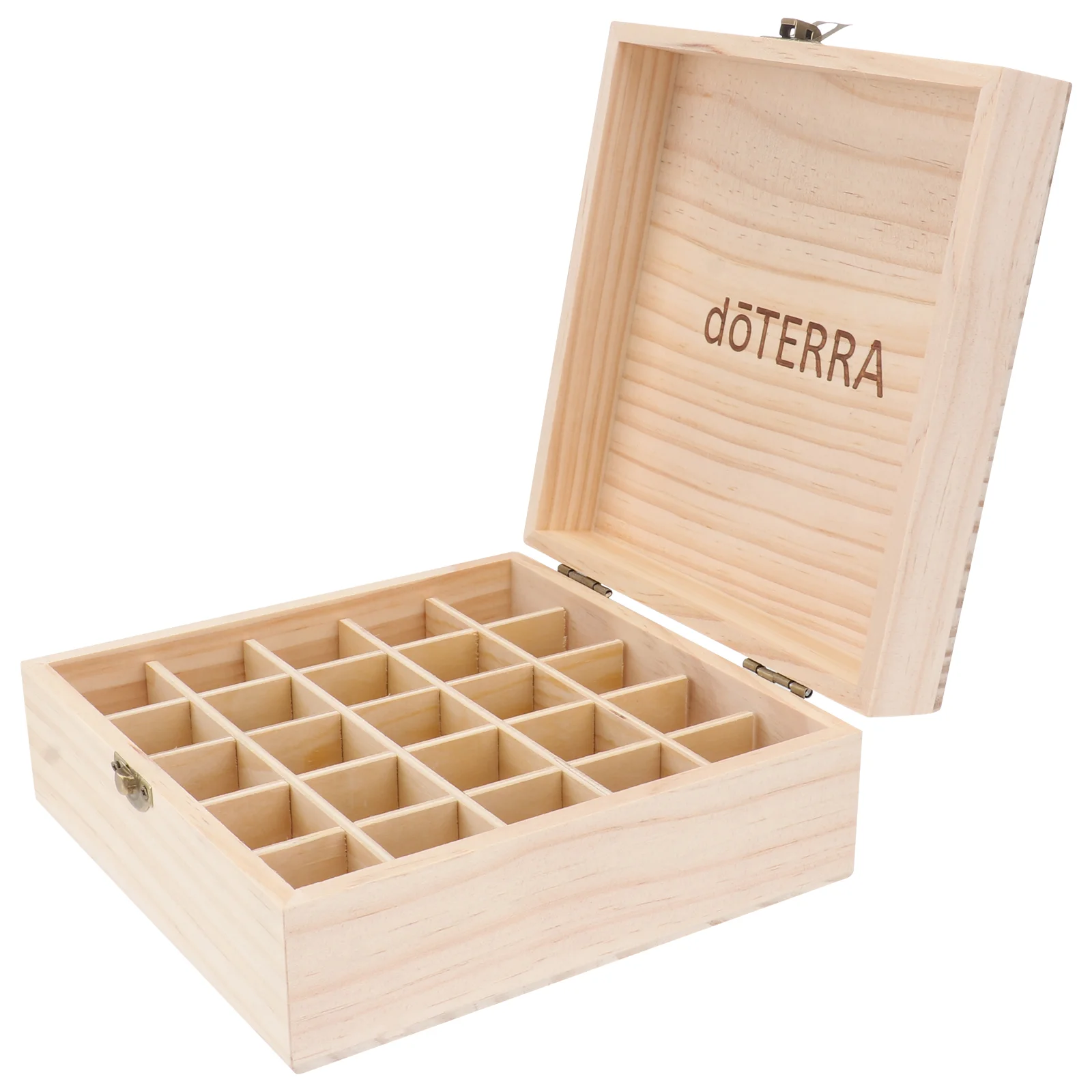 25 Compartments Portable Essential Oil Holder Storage Bag Display Stand Box Bottle Bamboo Safety