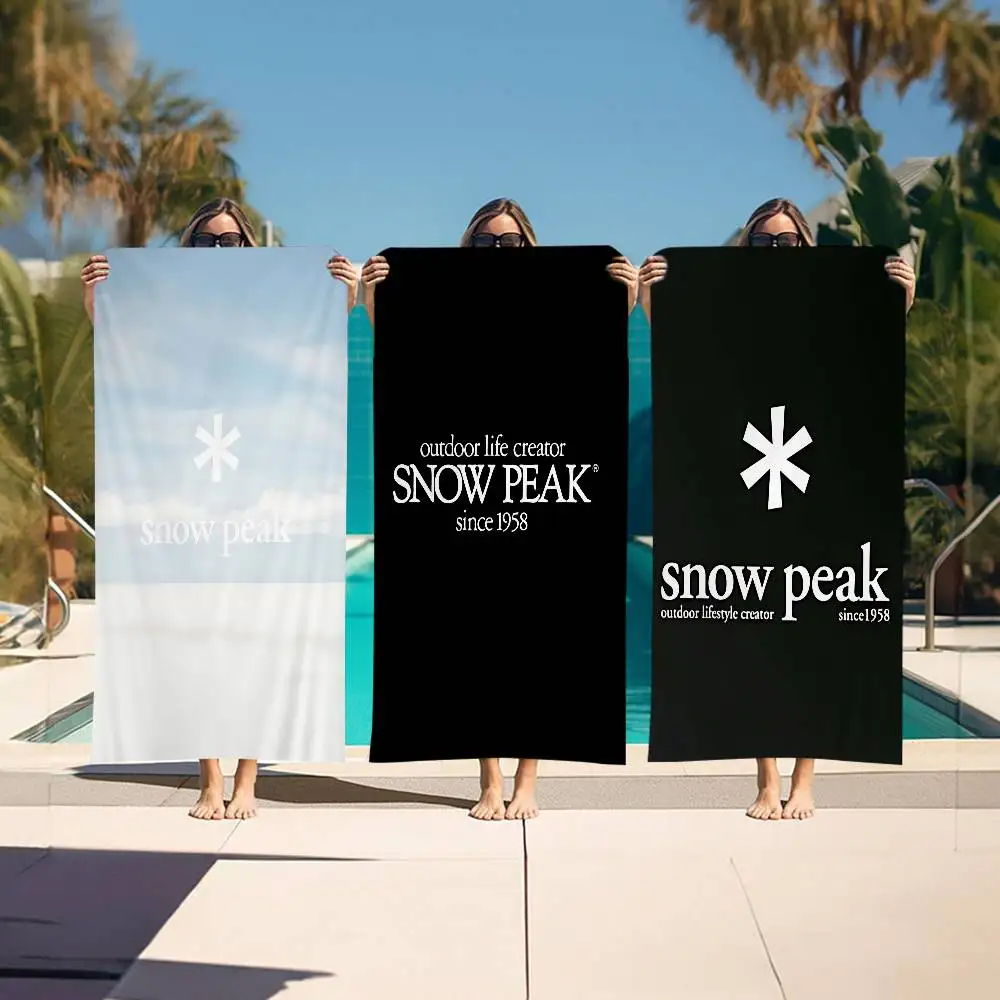 S-Snows COOL Peak Anime Beach Swimming Towel Soft Absorbent Washcloth Children's Gifts for Kids Travel Camping Gym