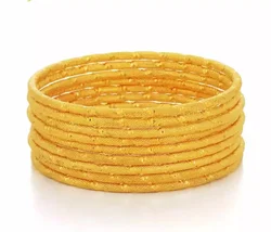 Adixyn Gold Plated Bangle for women men African Dubai Bracelet Wedding Luxury Hawaiian Jewelry