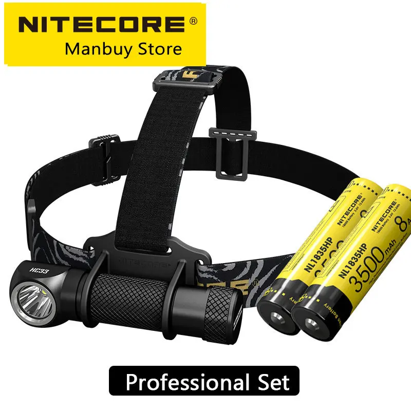 

Genuine NITECORE HC33 1800 Lumens Headlamp Bright Multi-purpose Outdoor Headlights Trekking Trail Running Portable Camping Light