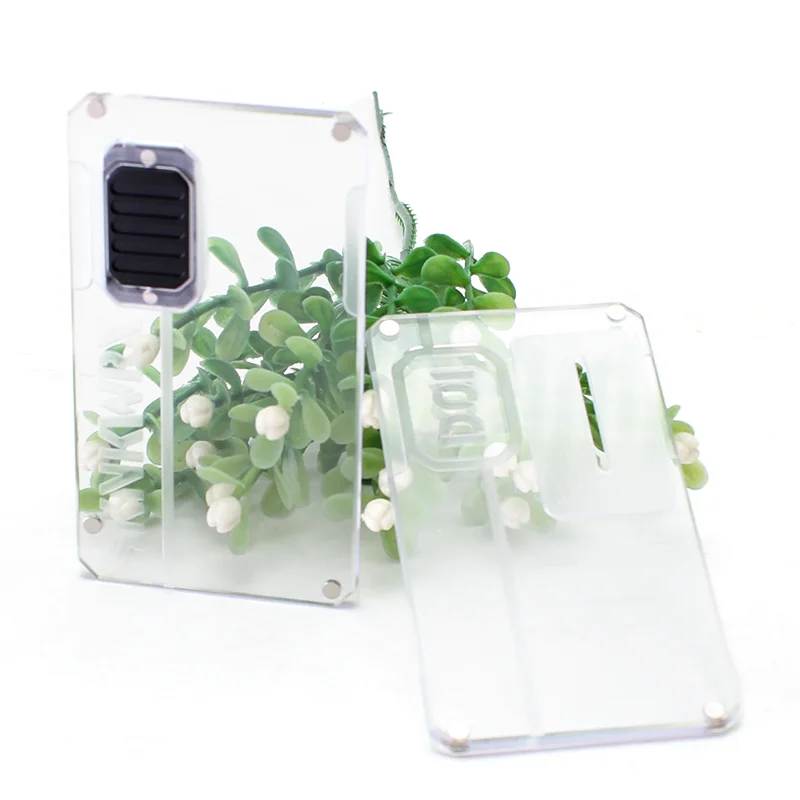 

Replacement Front and Back Doors Panels for SXK D-01 AlO Box Mod by SKNKWORKX Transparent Color Use Dotmod DotAlO Accessories