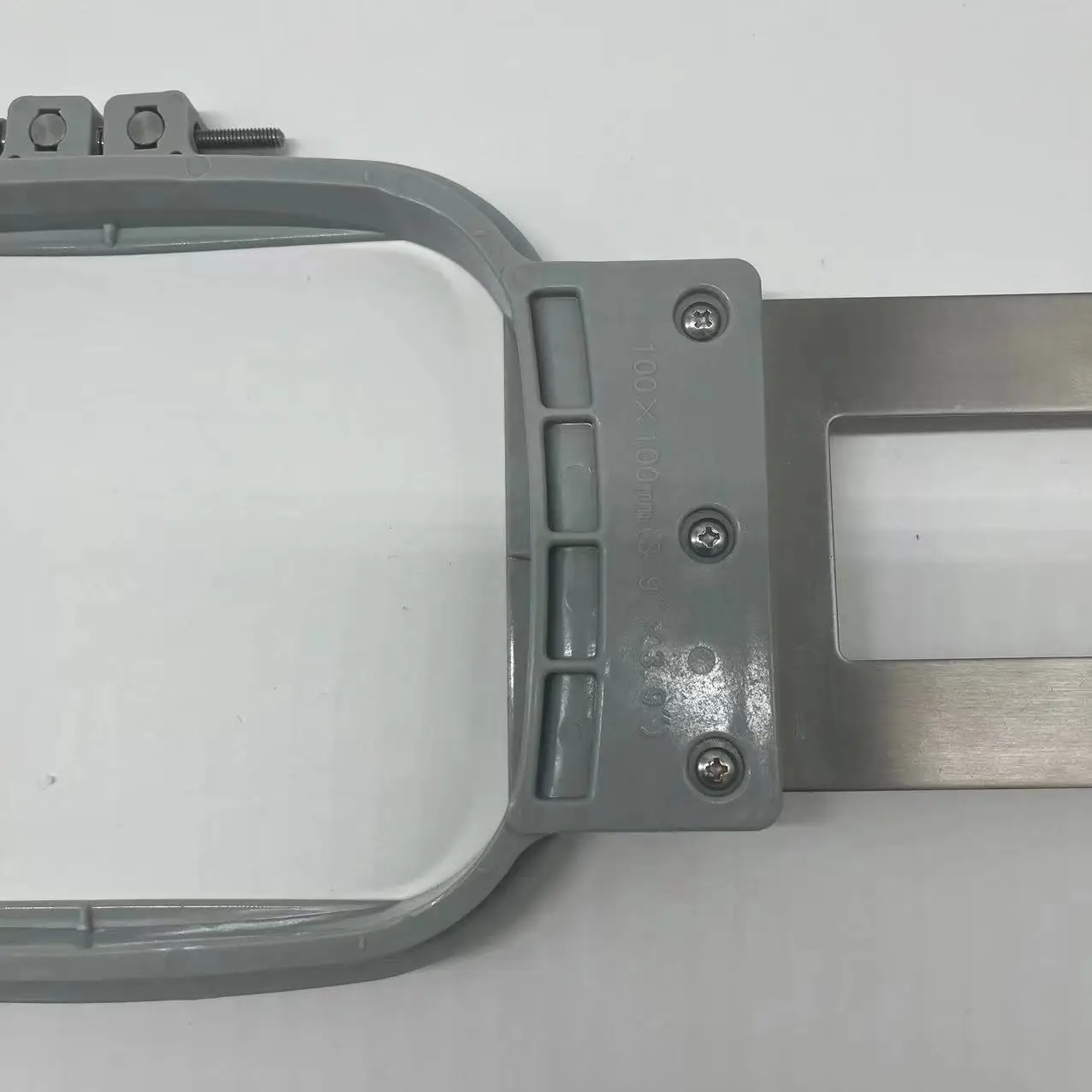 حار بيع 100x100mm شقيق التطريز الإطار التطريز الأطواق النايلون عبر غرزة هوب