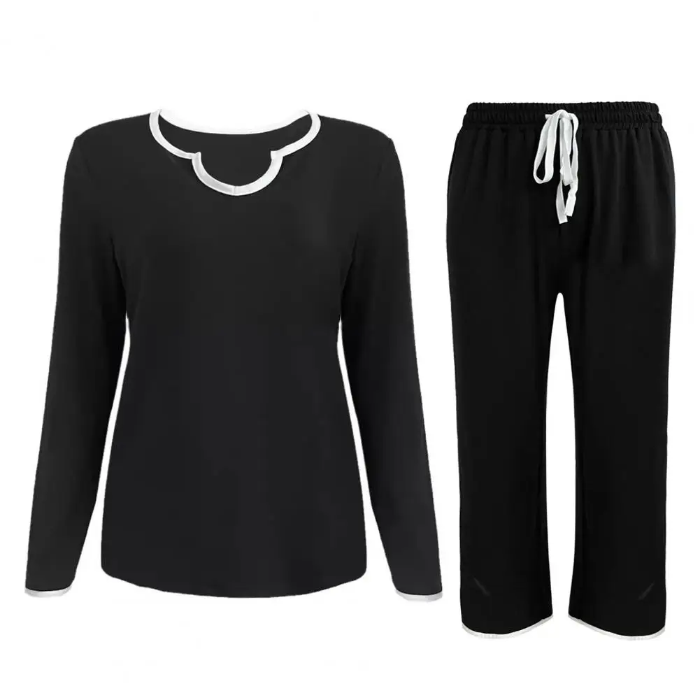 

Women Spring Autumn Winter Suit Women's V Neck Sweatshirt Wide Leg Sweatpants Set for Autumn Sport Outfit Casual Tracksuit