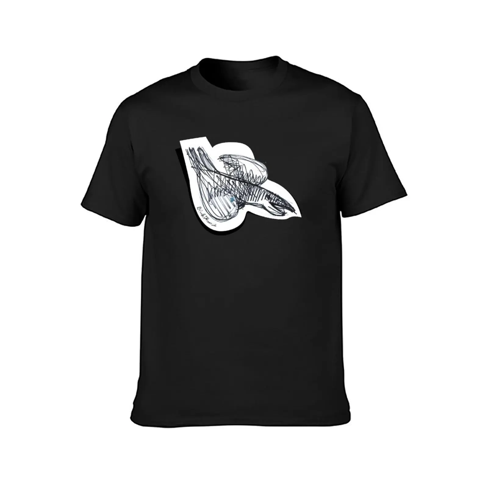 Black Phoenix (drawing by ACCI) T-Shirt tees cute clothes Aesthetic clothing mens graphic t-shirts anime