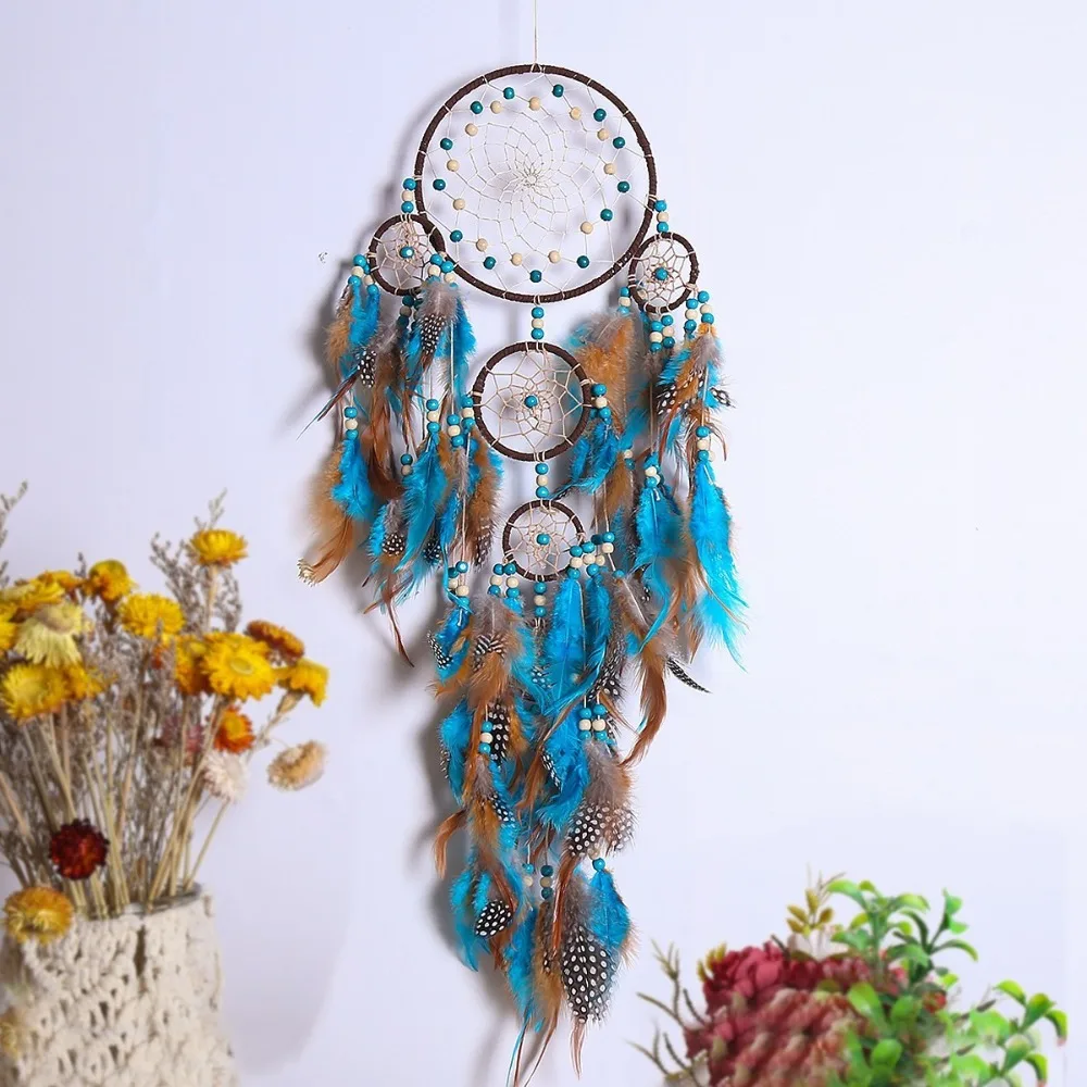 New Hanging Dream Catcher Natural Stone Tree of Life Wind Chimes Wall Decor Indian Room Pendant Decor Outdoor Indoor