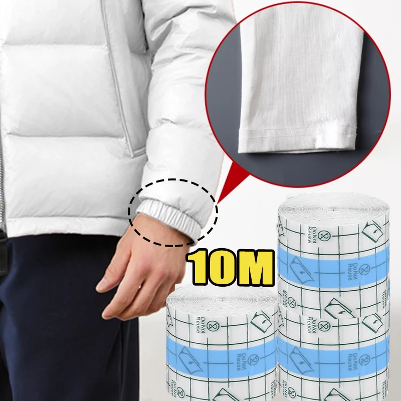 1-10 متر أسفل سترة مكافحة الأوساخ ملصق غير مرئية غير لاصق المتاح طوق بطانة سترة الأصفاد شفافة مكافحة وصمة عار قطعة أثرية